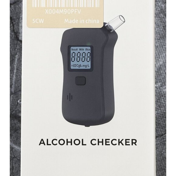 Alcohol Breath Tester – Open Box, Like New – LCD Digital Display Breathalyzer - Picture 2 of 2